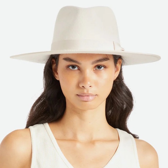 ❤️ Brixton Jo Rancher Off White Wool Hat - Picture 6 of 15